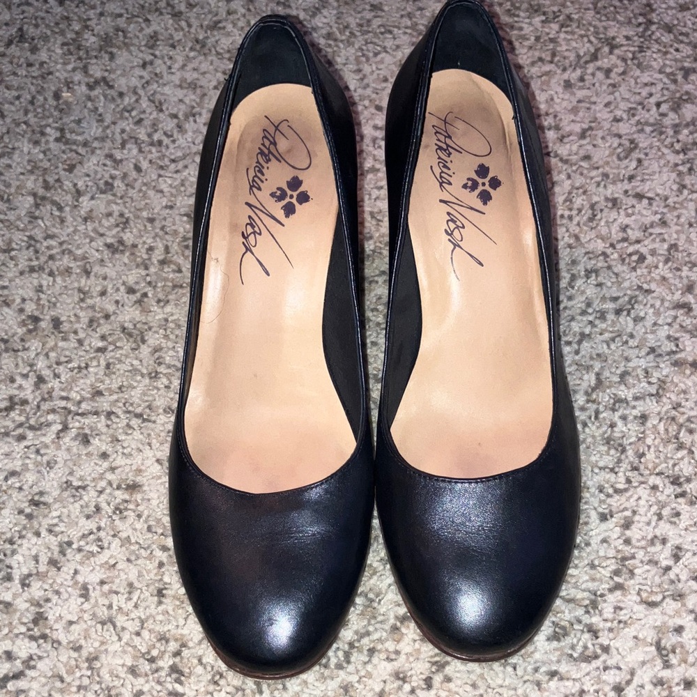 Patricia Nash Black Leather Heels
